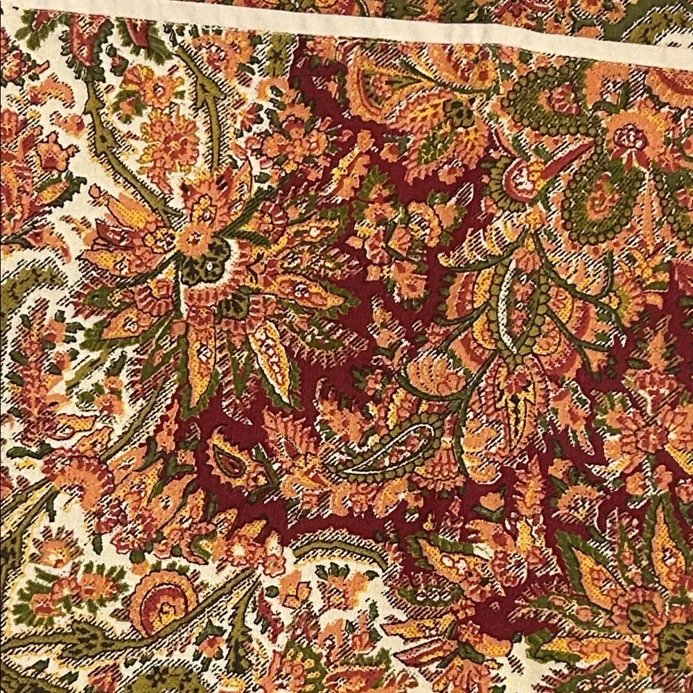 Pottery Barn Vintage Paisley Floral Placemats Qty 3